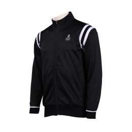 J789 Customized Black Embroidered Logo Windbreaker Jacket J789 Customized Black Embroidered Logo Windbreaker Jacket
